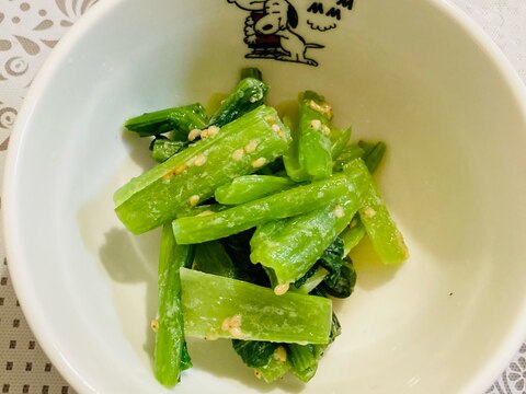 ダシダの小松菜のナムル レシピ 作り方 By たんころちゃん 楽天レシピ ダシダの小松菜のナムル レシピ 作り方 By たんころちゃん 楽天レシピ